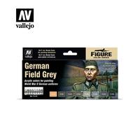 Set Peinture Vallejo 70181 Field Grey Wwii, 8 Couleurs Acryliques Pour Uniformes