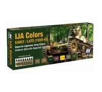 Set Peinture Vallejo 71160 Ija 1939-45, 8 Teintes Camouflage Japonais Model Air,