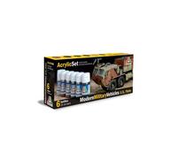Set Peintures Italeri 442 Armée Us/otan 6×20 Ml, Idéal Pour Maquettes Et Véhicul