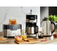 Set petit déjeuner - Cafetière isotherme, Grille-pain tactile et Bouilloire inox 1,7L