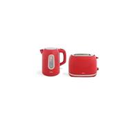 Livoo - Set petit déjeuner DOD160RC - Bouilloire : 1,7L, 1850-2200W, Grille-pain : 2 fentes, 700-850W
