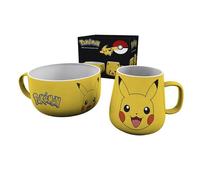 Set petit-déjeuner - GB eye - Pikachu - Jaune - Bol 850 ml - Mug 380 ml