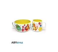 ABYstyle Set petit-déjeuner Mug + Bol Pokémon Pikachu & Kanto Starters