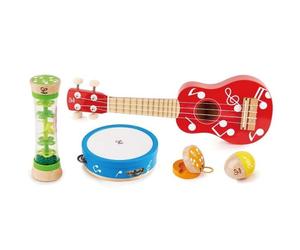 Set Petit Musiciens 5 instruments en bois Hape® - Jouets en bois