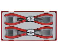 Set Pince circlips TT1 tray capacité 19- 60mm 4 pièces Teng Tools TT474-7