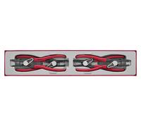 Set Pince circlips TTX-4 tray 40- 100mm DIP 4 pièces Teng Tools TTX474-9E
