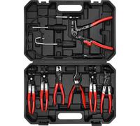 Set Pince Serre-Tuyau 9 Pièces YATO CLIC-R Outil Colliers de Durite