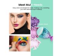 Set Pinceaux Maquillages Sirènes, Kit Pinceaux Maquillages Mignon, Pinceau Maquillage + Sac Pour Fondations, Ombre À Paupières, Fards À Joues, Filles Cadeau Noël Et Anniversaire (11pcs)