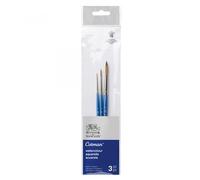 Winsor & Newton Pinceaux aquarelle Cotman Manche court x4