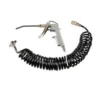 Set Pistolet De Soufflage Air Comprimé Camion + Tuyau Spiralé 5 m M16
