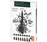 Set Pitt Faber-Castell Artist Pen et Sketchbook Multicolore G