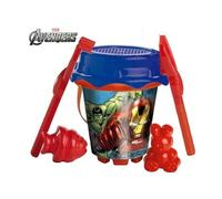 Set Plage seau 18 cm + arrosoir + accessoires
