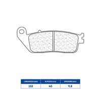 PLAQUETTES DE FREIN AVANT RAKES 2313A3+