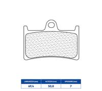 Set Plaquette de Frein rakes 3091MSC Yamaha 500 XP T-Max / ABS 08/11