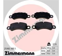 Set plaquette de frein, Frein à disque Axial avant pour PORSCHE 718 BOXSTER 718
