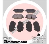 Set plaquette de frein, Frein à disque Axial avant pour SEAT SKODA VW CORDOUE FA