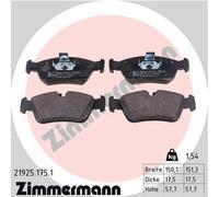 Set plaquette de Frein, frein sur le disque Axial avant pour BMW (BRILLIANCE) 3