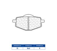 PLAQUETTES DE FREIN REINS 2284S4