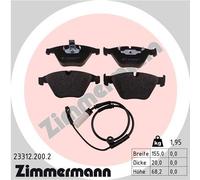 Set plaquettes frein, Frein à disque Axial avant pour BMW BMW (BRILLIANCE) 1 3