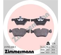 Set Plaquettes Frein , Frein à Disque Axial Avant pour BMW ( Fins) 5