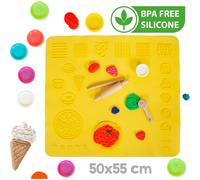 Set Play-Doh - Tapis créatif 3D avec 12 pots