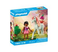 Set Playmobil 71841 Licorne Ciel Rose - 2 personnages et accessoires - Rose
