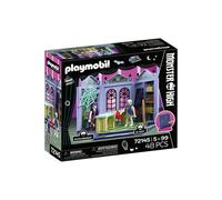 Set Playmobil Monster High 72145 Classeur M. Mummy & Spectra Vondergeist, tableau effaçable, toile d'araignée lumineuse, bureau et livres, 48 pièces