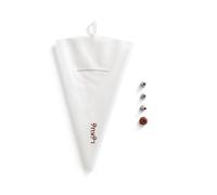Lékué – Poche à douille réutilisable – 3 embouts – Transparent