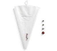 Lékué – Poche à douille réutilisable – 3 embouts – Transparent
