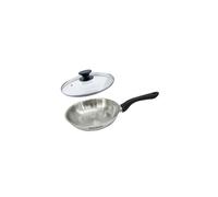 Set poêle 20 cm en inox et couvercle verre Fackelmann Geneva
