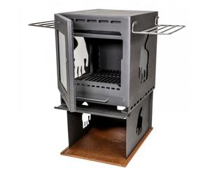 Set poêle à bois de camping NORDISK Torden Wood Burner Set (Black) TU