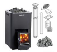 Set Poêle À Bois Harvia 20 Pro SL, Cheminee Et Pierres