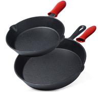 Set Poêles Fonte CAST LINE 20/25cm 2pcs avec Poignées Silicone
