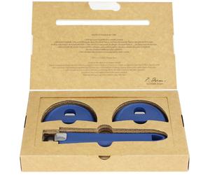 Set poignée et anses - Encre bleue Cristel