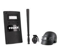 Set Policier 4 pieces enfant - Noir Gris
