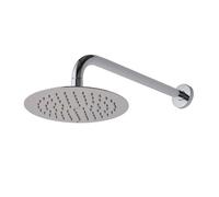 SET POMME HAUTE DE DOUCHE ARRONDIE 20CM AVEC BRAS CHROMÉ ARRONDI