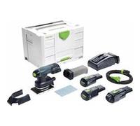 Set ponceuse vibrante hybride RTSC 400 3.0 I-SET - FESTOOL - avec 2 batteries 18V 3.0Ah - chargeur - accessoires - Systainer - 578133 G