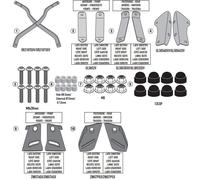 GIVI SUPPORT TOP CASE MONOLOCK OU MONOKEY YAMAHA XMAX 125/300 '23 (SR2167)