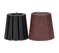 BOSCH Set porte-manchon et manchon abrasif (conique) G80 1600A00156
