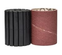 Bosch Support Abrasif Cylindrique Pour Ponceuse Prr 250 Es 60 Mm + 1 Abrasif G80 Noir