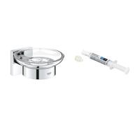 Set porte-savon Grohe Start Cube 41096000, colle Grohe QuickGlue 41127000