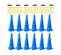 Set pour agility pour chiens de jardin, portable et réglable en hauteur, ensemble d'obstacles et de cônes pour entraînement agilité, pour exercice, compétitions et jeu pour petits chiens, grands et