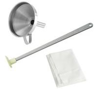 Set pour confiture maison avec entonnoir 10 cm en inox Fackelmann