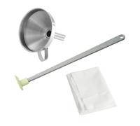 Set pour confiture maison avec entonnoir 10 cm en inox Fackelmann