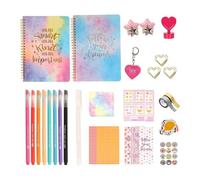 Set pour filles, kit de journal de journal de création drô, kit de jouets de Scrapbook, ensemble de papeterie de scrapbooking et de journal, journaux artisanaux pour enf-ants, girls toys inti me