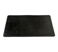 Set pour gamelle antidérapant mustafa rectangle - noir Noir G