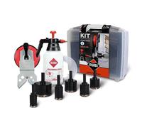 Rubi – Kit trépans diamant FORAGRES – Diamètres 20, 28, 35, 43, 50, 68 mm