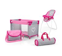 Set pour poupée - MILLY MALLY - 5901761128192 - Rose - Transformable lit/balancelle/chaise haute - 2 sacs pratiques