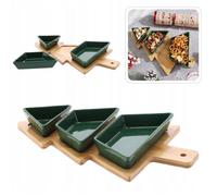 Set pour servir l'apéritif : Sapin de Noël - 3 bols