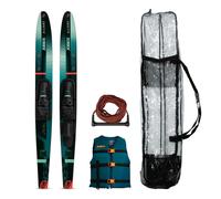 Jobe Allegre 59´´ Combo Package Water Skis Set Vert EU 32-40